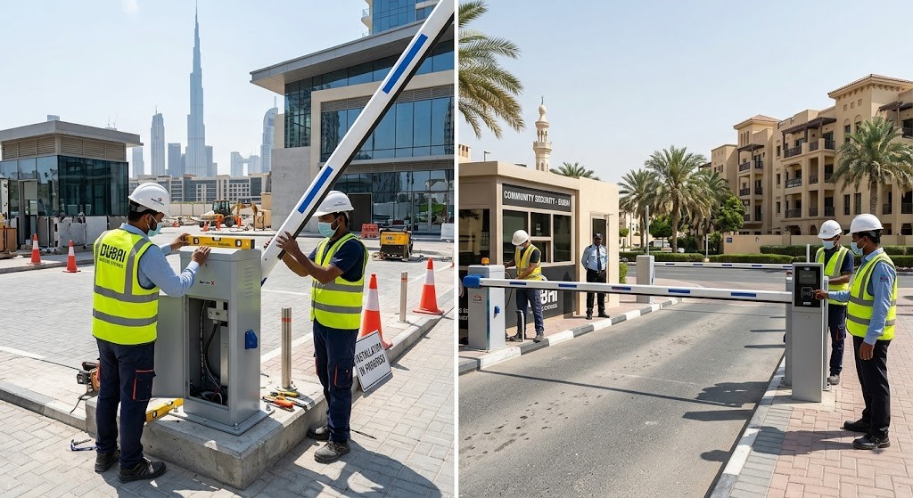 Gate Barrier System Installation in Dubai