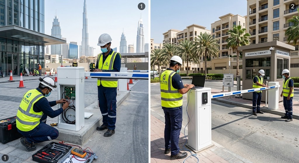 Gate Barrier System Installation in Dubai