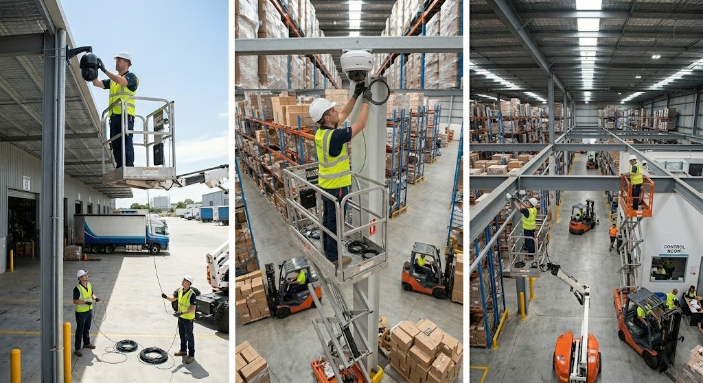 Warehouse CCTV Surveillance Camera Installation in Dubai