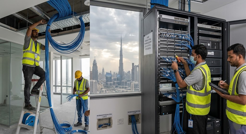 CAT6 Cabling Installation in Dubai